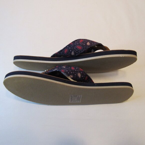 Tommy Bahama Paisley Flip Flop Thong Sandals Size 7 - Picture 7 of 12